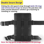 Catcher Knee Savers For Kids Youth And Adult Improved Design Catcher Knee Support for Baseball Softball Catchers Knee Pads Catchers Knee Wedge with Soft And Durable Cushion (Youth)