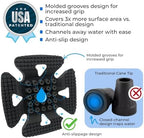 MDUB Medical All Terrain Tip - Heavy Duty Design Cane or Crutch Tip - Sand, Snow, Dirt, and Rain Tip - 3/4" | Black | 1 Pack