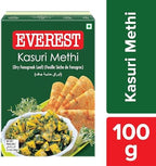 Everest Kasuri Methi, 100 grams Pouch - 3.5 oz - India - Kasuri Methi Leaves