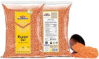 Rani Masoor Dal (Indian Red Lentils) Split Gram, 64oz (4lbs) 1.81kg Bulk ~ All Natural | Gluten Friendly | NON-GMO | Kosher | Vegan | Indian Origin
