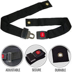 DMI Wheelchair Seat Belt and Safety Harness, Easy Install, 45 Inches long and 1.75 Inches Thick, Adjusts to 41 Inches, Black (Pack of 1)