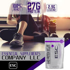 Pure Unflavored Whey Protein Isolate - 27g Protein per Serving - Versatile All-Purpose Protein Supplement