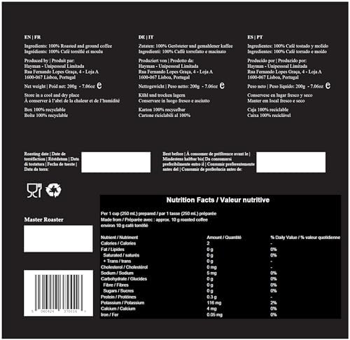 Hayman, 100% Brazil Fazenda Sao Paulo Specialty Coffee, Ground, Medium Roast, 12oz | Fresh Roasted Brazilian Coffee