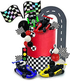 Racing Car Cake Decoration Car Cake Topper Racing Party Favors for Kids Birthday Supplies Baby Shower