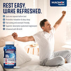 MAGNOX® High Absorption Magnesium Supplement with B6 & D3 Vitamins for Women & Men | Sleep Support | One Capsule a Day for Full Dosage (432mg) Patented & Clinically Tested Formula (60 pils)