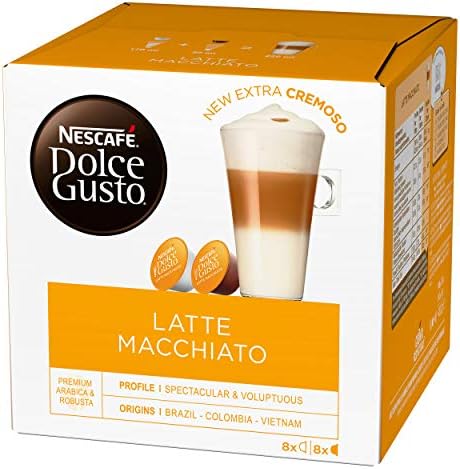 Nescafé Dolce Gusto Cream Set: Latte Macchiato, Cappuccino, Au Lait, 3 x 16 Capsules