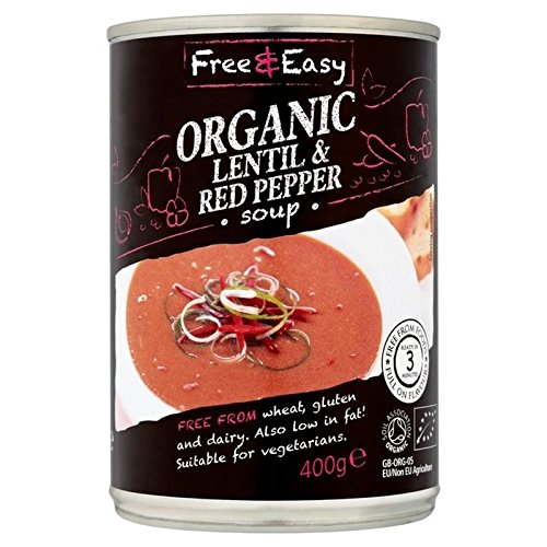 Free & Easy Organic Lentil & Red Pepper Soup 400g