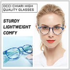 OCCI CHIARI Designer Reading Glasses for Women 1.25 Stylish(1.0 1.25 1.5 1.75 2.0 2.25 2.5 2.75 3.0 3.5 4.0 5.0 6.0)