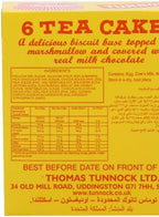 Tunnock's Tea Cakes Milk Chocolate 6 x 24g (Pack of 2)