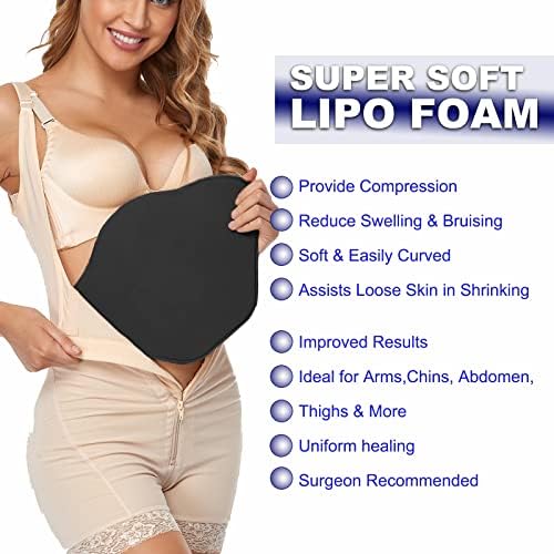 3 Pack Lipo Foam Ab Board Post Surgery Liposuction Abdominal Compression Board BBL Lumbar Molder Backboard For Liposuction