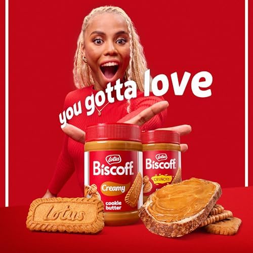 Lotus Biscoff Cookie Butter Spread,Creamy,non GMO + Vegan,25.4oz,(Pack of 2)