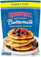 Krusteaz Complete Buttermilk Pancake and Waffle Mix, Light & Fluffy, 5 lb Bags (Pack of 6)