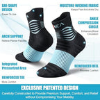 NEENCA Medical Compression Socks for Women & Men Circulation—2 Pairs, Ankle Compression Stockings for Pain Relief, Plantar Fasciitis, Swelling, Running, Nurses, Travel, Pregnancy, Flying. 20-30 mmHg