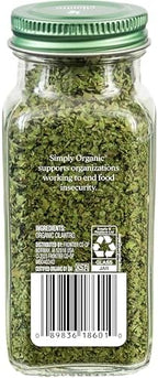 Simply Organic Cilantro Leaf, Certified Organic, Kosher | 0.78 Ounce (Pack of 1)