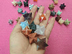 Jet International Jet Mix 1 Inch Merkaba Star Free Booklet Crystal Therapy Healing Spiritual Divine India A++ Crystal Therapy Geometry (Set of 5)
