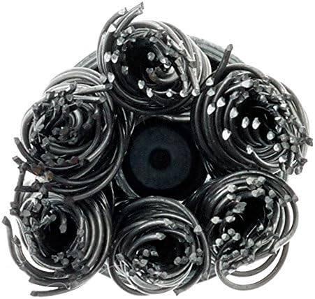 Mercer Industries 181010B - 3/4" x 1/4" Shank Knot End Brushes, .020 Carbon Steel Wire (20 pack)