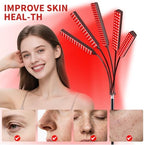 Cholas Red Light Therapy for Face Body, 5 Heads Red Infrared Light Therapy Devices with Stand, 5 Levels Adjustable Brightness 660nm and 850nm Near Infrared Light for Full Body, Muscle Gift for Women