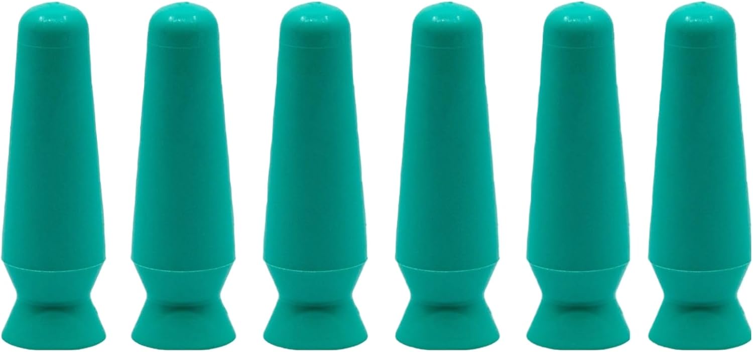 DMV Scleral Cup Lens Inserter Pack of 6, Ventless Contacts Inserter Tool for Scleral Lenses, Hard Contact Lenses, and Prosthetic Eyes, Applies Contacts Safely, Comfortably & Hygienically