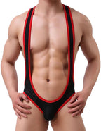 Men's Jockstrap Leotard Underwear Jumpsuits Wrestling Singlet Stretch Thong Bodysuit Comfy Touch Sexy One-Piece