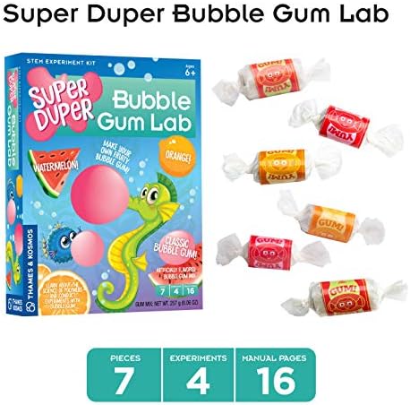 Thames & Kosmos Candy Science Experiment Kits | 2-Pack Bundle | Gummy Candy Lab & Super Duper Bubble Gum Lab | Sweet Science STEM Activity Kits | Make Your Own Yummy Candy Treats | Learn Chemistry