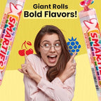 Smarties Candy Variety Pack – Giant Rolls Box (34 oz, 36 Rolls) + 5 oz Peg Bag – Gluten Free & Vegan Candy, Peanut Free & Dairy Free – Classic Original Flavor from Family-Owned Company Since 1949
