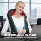 MagicMakers Fathers Day Dad Gifts, Shiatsu Neck Massager with Heat for Pain Relief Deep Tissue – Christmas Gift for Women, Men, Mom, Dad, Her, Him– Amazing Back & Shoulder Relief from Daughter or Son