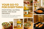 Healthy Harvest Non-GMO Sunflower Oil - Healthy Cooking Oil for Cooking, Baking, Frying & More - Naturally Processed to Retain Natural Antioxidants (One Gallon)