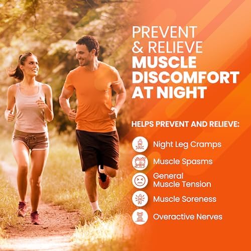 SaltWrap Mag R&R - Nighttime Muscle Cramps Support, Natural Sleep Support for Adults with Magnesium Glycinate for Muscle Spasm and Leg Cramps Relief, 90 Capsules