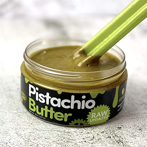 Pistachio Butter - Raw Unsalted - 100% Pistachio, Vegan, Kosher, High Protein, No Added Sugars, Allergy Friendly, Non-gmo, The Pistachio Factory