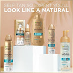 Garnier Ambre Solaire Natural Bronzer Self Tan Mousse 200 ml, Streak Free & Intense Fake Tan In 1 Application, Hydrating Mousse With Coconut Water, For Face & Body, Vegan Formula