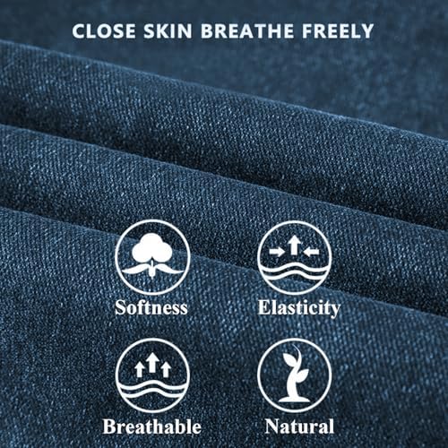 Motorcycle Pants & Motorcycle Casual Jeans Comfortable Stretch Slim Motorcycle Riding Pants All Season Relaxed Jeans for Men