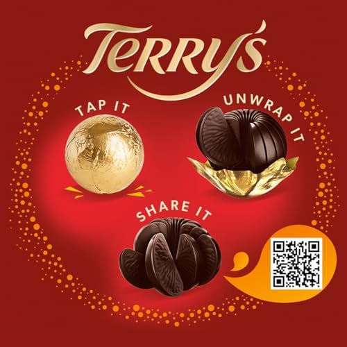 Terry's Dark Chocolate Oranges - Pack of 4-5.11 oz Per Orange of Delicious Tasting Chocolate - Stocking Stuffer and Party Favors - Great for Sharing with Friends and Family