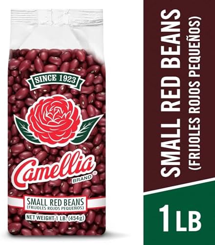 Camellia Brand Dried Small Red Beans – Premium Dried Beans, Caribbean style Red Beans, Jamaican Rice and Peas, for Soups, Stews, and Vegetarian Meals – Non-GMO, Gluten-Free, 1 Pound (Pack of 2)