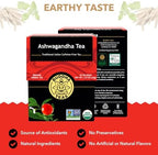 Buddha Teas - Ashwagandha Root Tea - Herbal Tea - Promote Cleansing & Wellness - With Antioxidants & Minerals - Clean Ingredients - Caffeine Free - OU Kosher - 18 Tea Bags (Pack of 1)