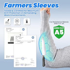 Cut Resistant Arm Sleeves for Men & Women, ANSI A5 Arm Protectors with Thumb Hole for Thin Skin and Bruising, UV50+
