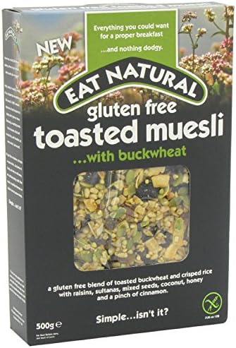 Eat Natural Gluten Free Toasted Muesli Buckwheat (500g) - Pack of 2