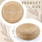 Colingmill 19.65 Inch Pedicure Bowl Stool Banana Leaf Pedicure Stool Fit for Most Pedi Bowls (Bowl Not Included)