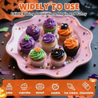 Edible Pearl Sprinkles,Nonpareils Purple Black Green and Orange Mix,130g/4.58oz,Cute Pearls Cake Candy,Mini Sugar Sprinkles for Decorations Baking,Cake Ice Cream Cookies Cupcake Toppe Chocolate,Birthday Thanksgiving Christmas Supplie