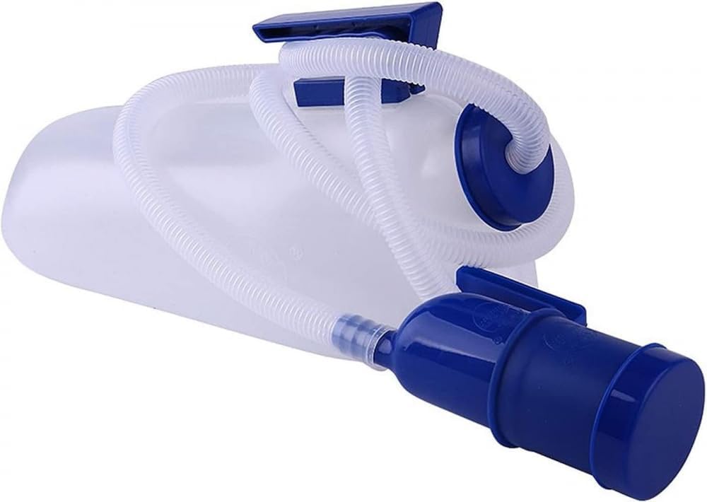 2000ml Large Capacity Urinal Portable Men's Urinal with 1.6m Long Tube for Bedridden Patients Urinal