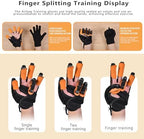 Rehabilitation Robot Gloves for Stroke Recovery Hemiplegia Finger Hand Function Rehabilitation Therapy Arthriti Glove (Left Hand, M)