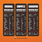 Buffalo Wild Wings Hot Sauce Gift Pack, Includes Classic, Habanero, and Chipotle Hot Sauces, 5 fl oz Bottles, Marinade, and Seasoning for Chicken Wings and Pork Ribs