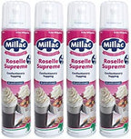 Millac Roselle Supreme Slightly Sweetened Cream Confectionery Topping 500g (4 Pack)