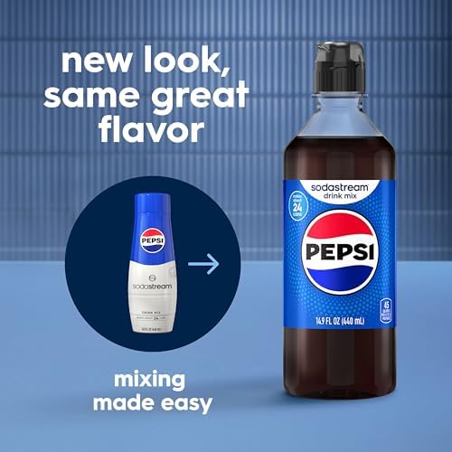 SodaStream® Pepsi® New Pour Bottle Beverage Mix 14.9 Fl Oz (Pack of 4)