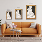 , (Retro Framed,12" Lx16 W)