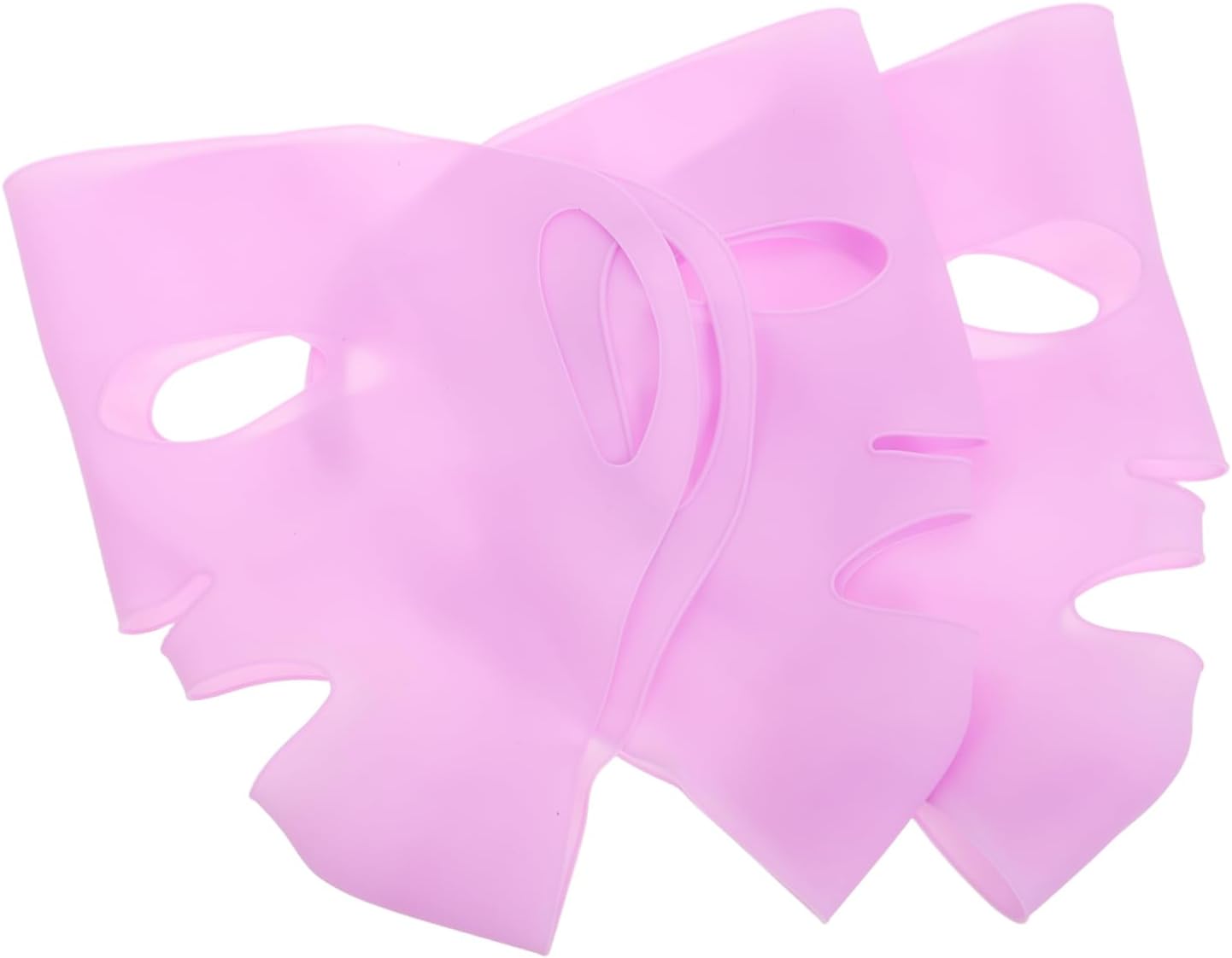 minkissy 3pcs Silicone Facial Mask Covers with Ear Hooks Reusable Skincare Tool for Enhanced Absorption and Fit for Night Face Masks Routine