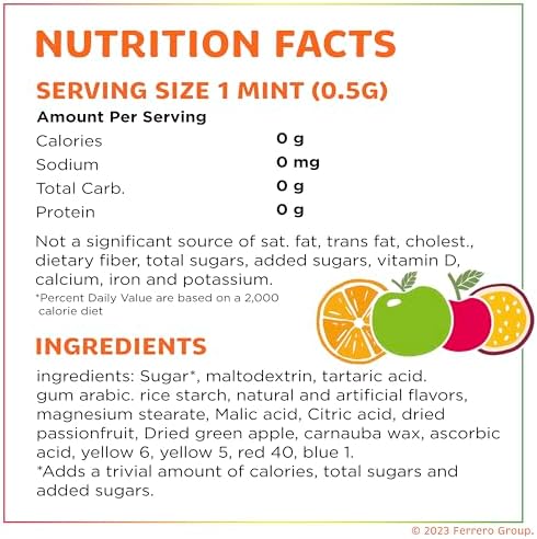 Tic Tac Bulk Fruit Adventure Refill Bag, On-the-Go Pocket-Sized Mints, Includes Empty Refillable Pack, 17.2 oz