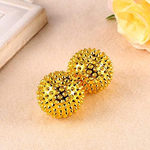 Hand Palm Acupuncture Ball, 1 Pair Hand Massage Exercise Ball, Magnetic Massage Ball Pressing Acupoints Massager Physical Hand Ball