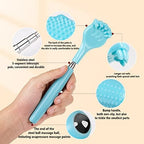 WUBAYI 2Pcs Back Scratchers, Portable Expandable Back Scratchers, Non-Slip Handheld Massager, with Telescopic Handle for Tickling Massage of Head, Back, Legs and Other Body Parts