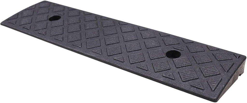 Vehicle Step Ramp – Curb Pad, Triangular Upward Aid, Door Sill Protector | Stable Speed Bump Alternative for Car Wheelchair Trolley Access