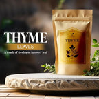Shrida Foods Dried Whole Thyme Leaves, 8oz, Authentic Thyme for Cooking, Seasoning, Soups, Marinades, Freshly Dried, Non-GMO, Gluten-Free, Bulk Thyme Herb & Spice, for Roasting